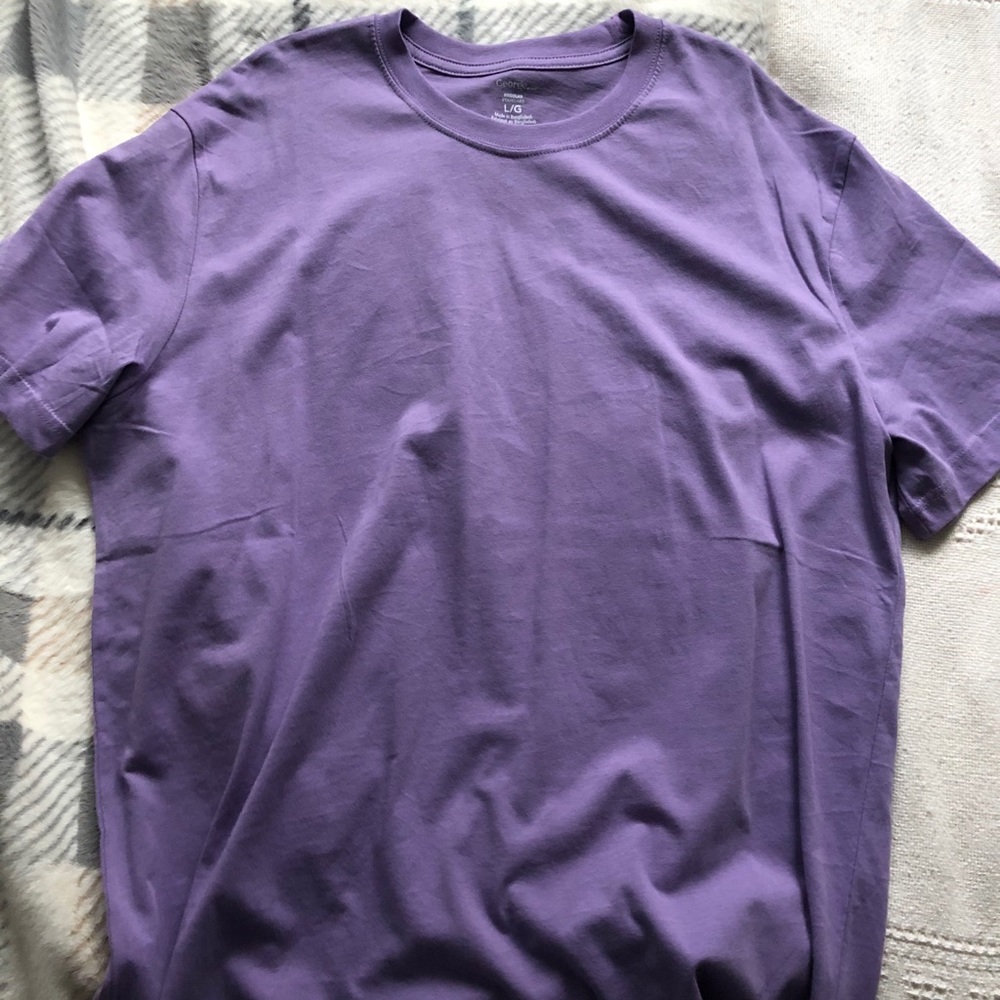 Oversized purple tee